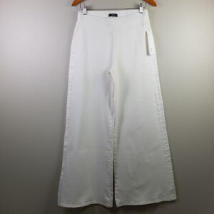 AQUA White Pull On Wide Leg Pants Size Medium NWT